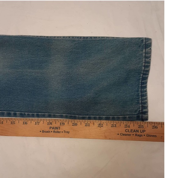 Vtg Wilkins Rumble Seats Light wash Western Rodeo Embroidered Rope & stars Jeans - Picture 11 of 11